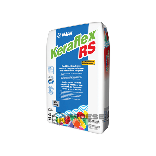 Mapei - Keraflex RS Extra Smooth Large & Heavy Tile Mortar, Gray - 44 lb