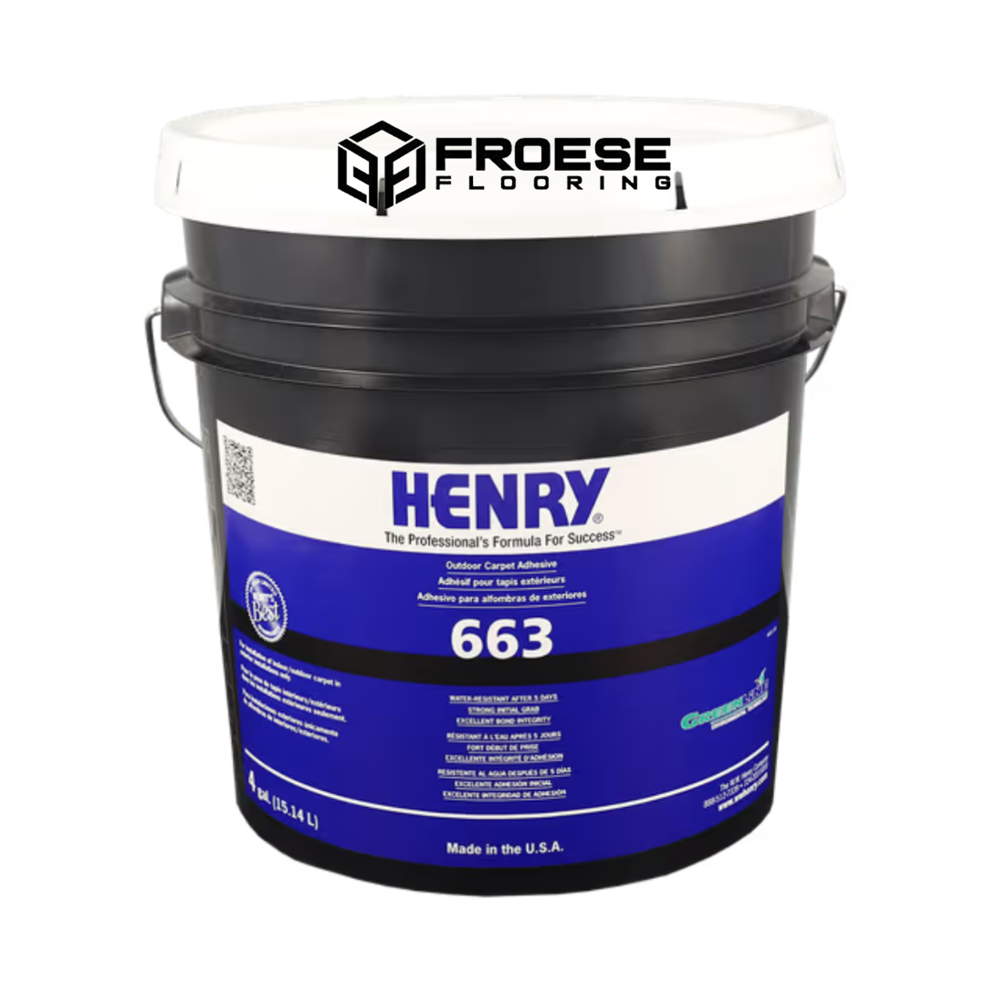 Henry - 663 Outdoor Carpet Adhesive - 15.14 L