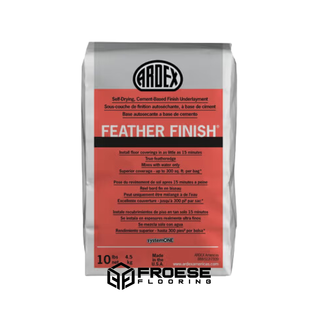 Ardex - FEATHER FINISH Cement-Based Finishing Underlayment, Gray - 10 lb